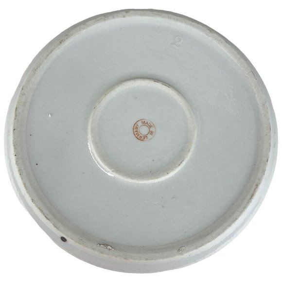 Vintage Childs Bowl Ceramic Baby Porridge Made Germany Dish 7.25” Porcelain Pink - Picture 6 of 12